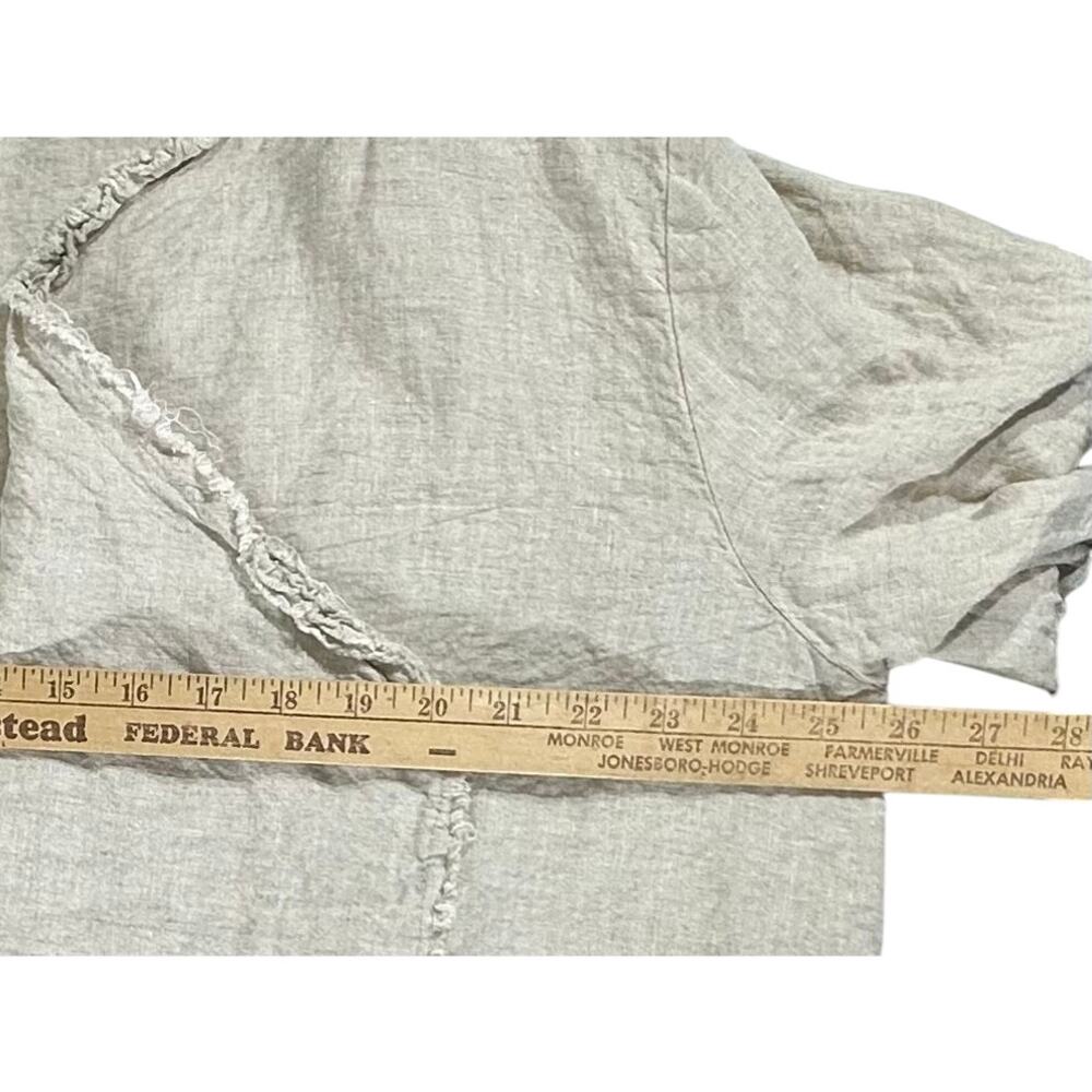 Match Point Tan Linen Jacket - Picture 7 of 10